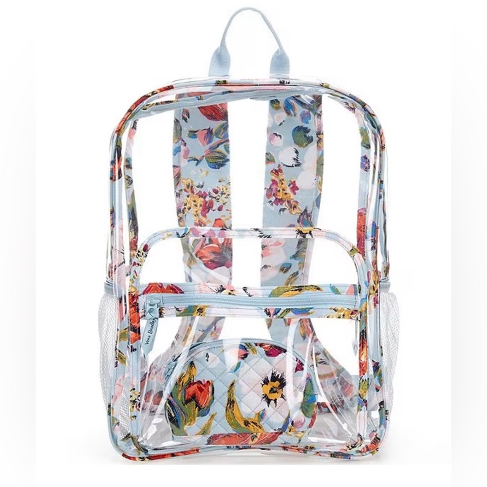 NWT Vera Bradley Clearly Colorful large backpack in Sea Air Floral